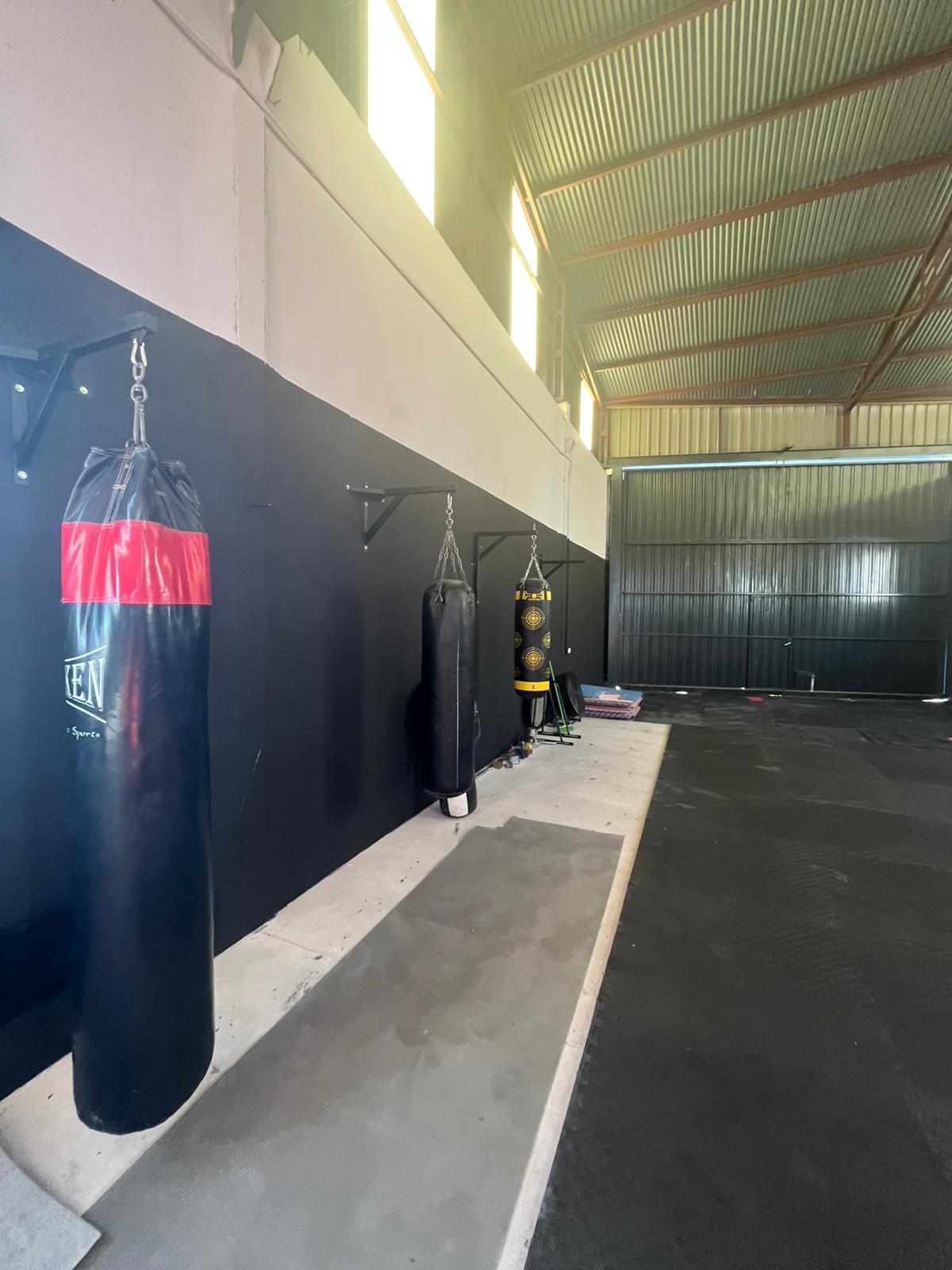 Zona de sacos de entrenamiento